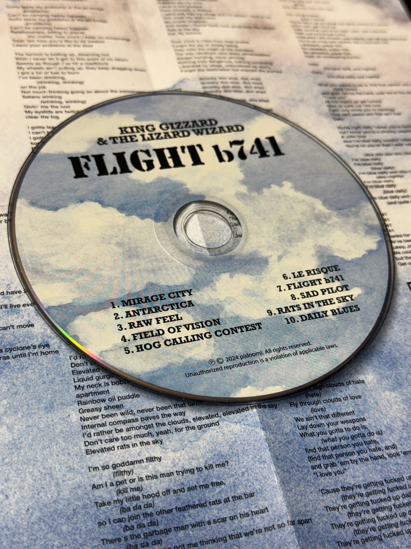 Flight b741 CD