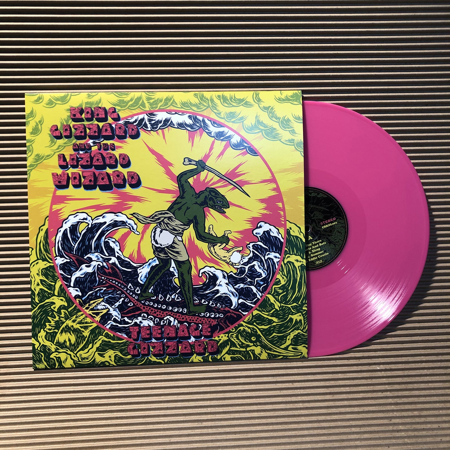 Teenage Gizzard Bubblegum Pink LP (Bootleg by Crackadeal Records)